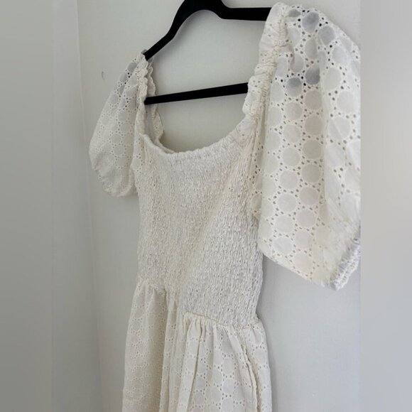 Compania Fantastica White 100% Cotton Romper NWT - Picture 5 of 9